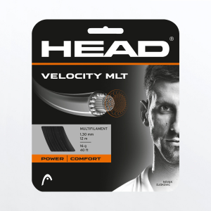 Head Velocity MLT 17 Tennis String | Black | Christy Sports