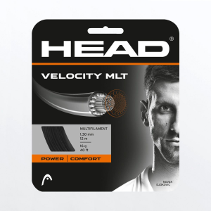 Head Velocity MLT 16 Tennis String | Black | Christy Sports