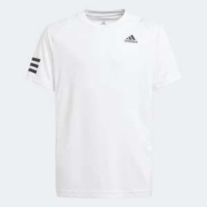 Adidas Club Tennis 3-Stripes T-shirt Boys | White | X-Large | Christy Sports