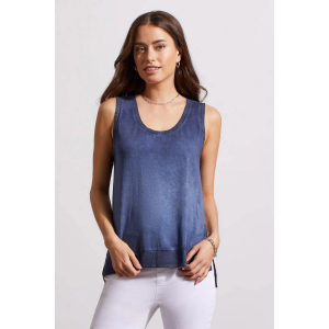 Tribal High-Low Tank Top Womens | Navy | Medium | Christy Sports