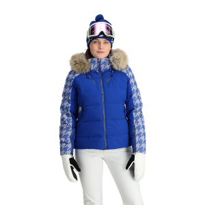 Spyder Falline Down Jacket Womens | Multi Blue | 6 | Christy Sports