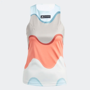 Adidas x Marimekko Tennis Tank Top Womens | Multi Orange | Small | Christy Sports