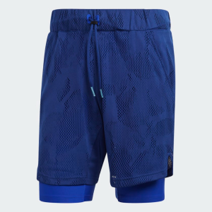 Adidas Melbourne Tennis Two-In-One 7" Shorts Mens | Blue | X-Large | Christy Sports