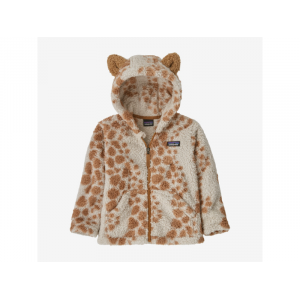 Patagonia Baby Furry Friends Hoodie Toddlers | Multi Brown | 2 | Christy Sports