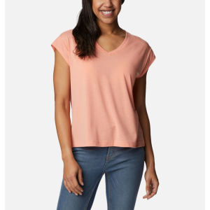 Columbia Boundless Beauty Tee Womens | Coral | Small | Christy Sports