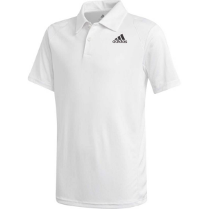 Adidas Club Tennis Polo Shirt Kids Boys | White | Large | Christy Sports