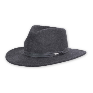 Pistil Topaz Wool Fedora Womens | Charcoal | Christy Sports