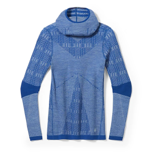 Smartwool Merino 250 Intraknit Thermal Pattern Hoodie Womens | Multi Blue | X-Small | Christy Sports