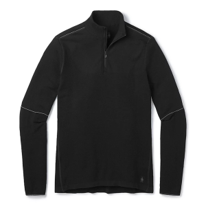 Smartwool Smartwool Intraknit(TM) Thermal Max Merino Base Layer 1/4 Zip Mens | Black | X-Large | Christy Sports - $90.95 at Christy Sports
