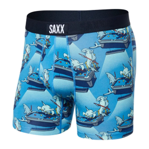 SAXX Ultra Super Soft Boxer Brief Fly Mens | Multi Green | Small | Christy Sports