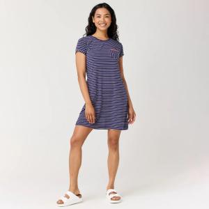 Krimson Klover Laynee Tee Dress Womens | Multi Navy | Small | Christy Sports