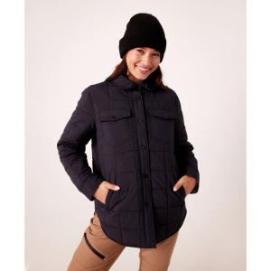 Roxy Roxy Alpine Quilted Shacket Womens | Black | Small | Christy Sports - $72.97 at Christy Sports
