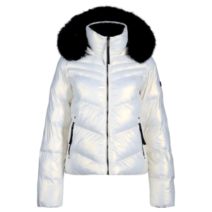 Obermeyer Bombshell Luxe Jacket Womens | White | 12 (Reg) | Christy Sports
