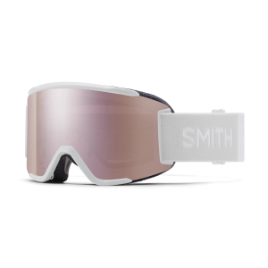 Smith Smith Squad S Goggles + ChromaPop Everyday Rose Gold Mirror Lens | Multi White | Small | Christy Sports - $135.00 at Christy Sports
