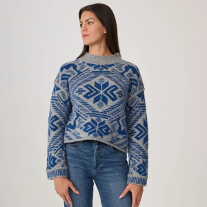 Krimson Klover Elowen Mock Neck Womens | Gray | Small | Christy Sports