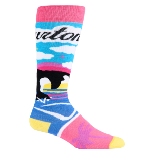 Burton Burton Party Lap Socks Womens | Multi Pink | S/M | Christy Sports - $31.95 at Christy Sports