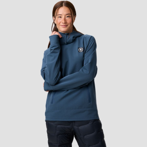 Backcountry Destination Softshell Fleece Hoodie Mens | Navy | Medium | Christy Sports