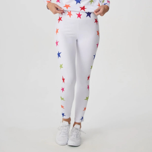 Krimson Klover All Over Stars Legging Womens | White | X-Small | Christy Sports