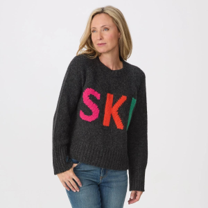 Krimson Klover Ski Crew Neck Womens | Black | Small | Christy Sports