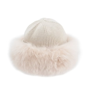 Mitchies Matchings Knit Hat + Wool Brim | Ivory | Christy Sports