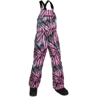 Volcom Barkley Bib Overall Pants | Girls | - 19/20 | Multi Purple | Size Small