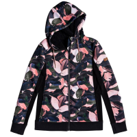 Roxy Frost Technical Zip-Up Hoodie | Women's | Multi Coral | Size X-Large