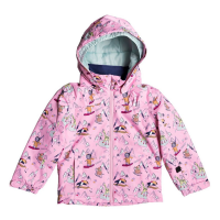 Roxy Mini Jetty Jacket | Toddler Girls |19/20 | Multi Pink | Size 3