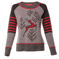 Krimson Klover Prancing Sweater | Women's | Multi Charcoal | Size Large