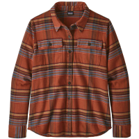 Patagonia Long-Sleeved Fjord Flannel Shirt | Women's | Multi Brown | Size Large