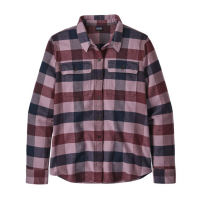 Patagonia Long-Sleeved Fjord Flannel Shirt Womens | Multi Pink | Size X-Small