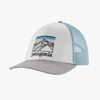 Patagonia Line Logo Ridge LoPro Trucker Hat | White