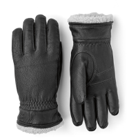 Hestra Deerskin Primaloft Gloves Womens | Black | Size 8