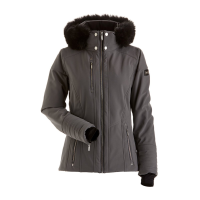 Nils Niseko Sport X Faux Fur Jacket Womens | Charcoal | 20 | Christy Sports