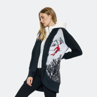 Tonia Debellis Cocoon Coat Womens | Multi Black | XS/S | Christy Sports