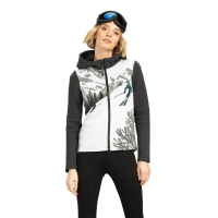 Tonia Debellis Alpine Skier Hoodie Womens | Multi Charcoal | X-Small | Christy Sports