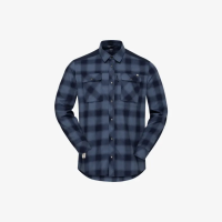 Norrona Femund Flannel Shirt Mens | Multi Navy | Medium | Christy Sports