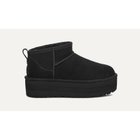 UGG Classic Ultra Mini Platform Boots Womens | Black | 8 | Christy Sports