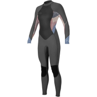 O'Neill Bahia 3/2mm Back Zip Full Wetsuit Womens | Multi Charcoal | 10 | Christy Sports