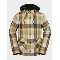 Volcom Insulated Riding Flannel Mens | Multi Khaki | Medium | Christy Sports