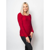 Sno Skins Dreamcatcher Draped Cowl Neck Womens | Red | Medium | Christy Sports