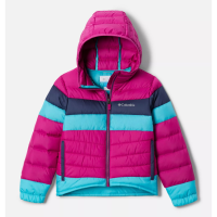 Columbia Tumble Rock Down Hooded Jacket Girls | Multi Fuschia | Large | Christy Sports