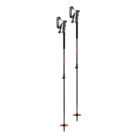 Leki Helicon Lite Adjustable Ski Poles | Black | Christy Sports