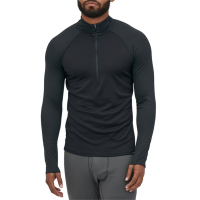 Patagonia Capilene(R) Midweight Zip-Neck Baselayer Mens | Black | Small | Christy Sports