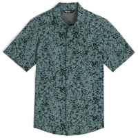 Outdoor Research Astroman Short Sleeve Sun Shirt Mens | Multi Teal | Medium | Christy Sports