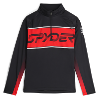 Spyder Paramount Half Zip Sweater Mens | Multi Red | Medium | Christy Sports