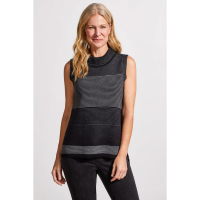 Tribal Sleeveless Crowl Neck Sweater Womens | Black | Small | Christy Sports