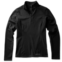 Hot Chilly's Micro-Elite Chamois Zip Top Womens | Black | Large | Christy Sports