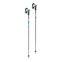 Leki Neolite Airfoil Ski Poles Womens | Gunmetal | 105 | Christy Sports