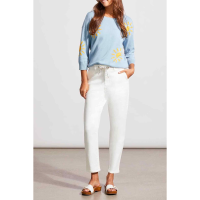 Tribal Audrey Pull-On Tapered Joggers Womens | White | 10 | Christy Sports