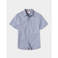 The Normal Brand Freshwater Short-Sleeve Button Up Mens | Lt Blue | Small | Christy Sports